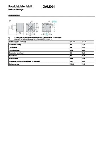 Schneider Electric Cassette korpusas 1 skylės 22 mm rutulys IP65 - XALD01
