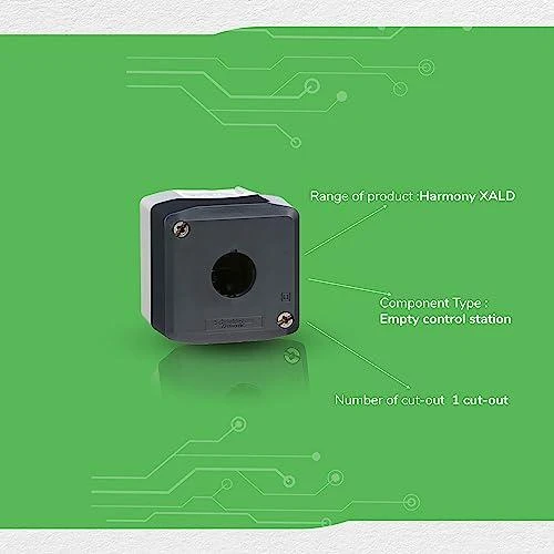 Schneider Electric Cassette korpusas 1 skylės 22 mm rutulys IP65 - XALD01