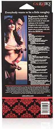 Scandal Calexotics Rinkinys BDSM priedai kaukių juostos spenelių pompos