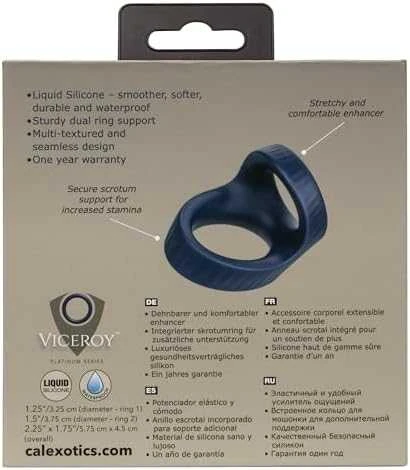 Calexotics Mėlyna Viceroy Max Dual Ring Mėlyna