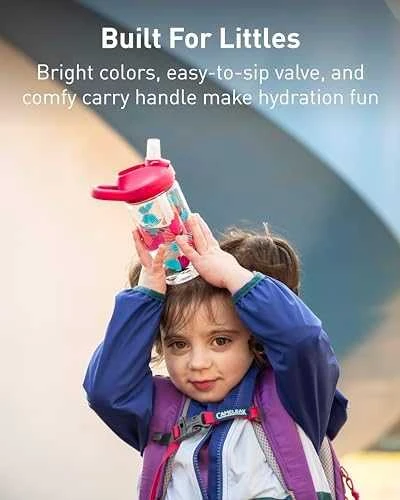 CamelBak Eddy+ Kids vaikiška gertuvė 0,4 l, drugeliai