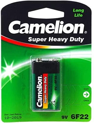 Camelion | 6F22-BP1G | 9V/6F22 | Super Heavy Duty | 1 vnt.