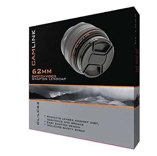 Camlink CL-LC62 Užsegamas objektyvo dangtelis, apsaugantis objektyvus nuo įbrėžimų Skersmuo 62 mm