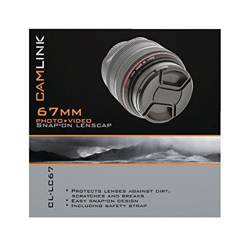 Camlink CL-LC67 Užsegamas objektyvo dangtelis, apsaugantis objektyvus nuo įbrėžimų Skersmuo 67 mm