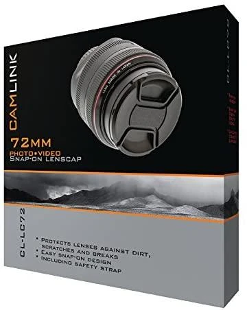 Camlink CL-LC72 Užsegamas objektyvo dangtelis, apsaugantis objektyvus nuo įbrėžimų Skersmuo 72 mm