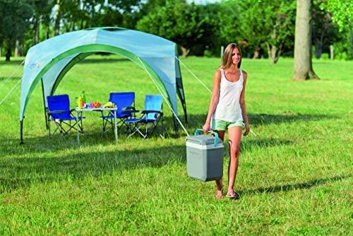 Campingaz šaltkrepšis su mėlyna rankena nešiojimui