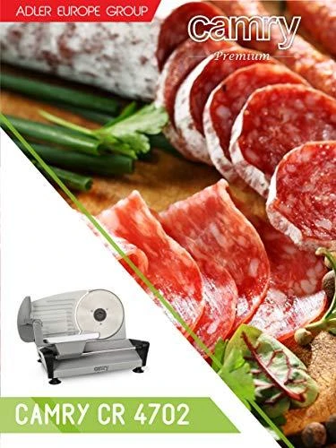 Camry | Food slicers | CR 4702 | Nerūdijantis plienas | 200 W | 190 mm