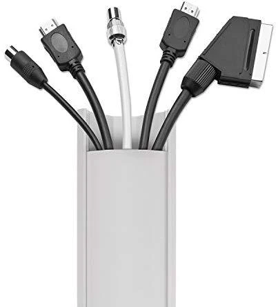 Laidų Organizatorius - Maclean Mctv-575 Flex Tube, Baltas