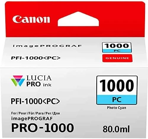 Canon PFI-1000 PC Originalus Foto žydra