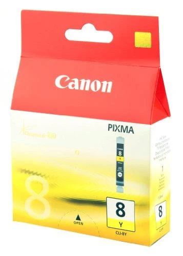 CANON CLI-8Y rašalas geltonas, 13 ml, skirtas Pixma MP800 500 iX4000 iX5000