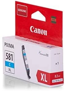 Canon CLI-581C XL rašalo kasetė, žalsvai mėlyna