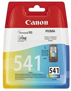 Canon CL-541 rašalo kasetė, žalsvai mėlyna, purpurinė, geltona