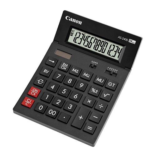 Canon AS-2400 skaičiuotuvas Desktopas Skaičiuotuvo ekranas Juoda