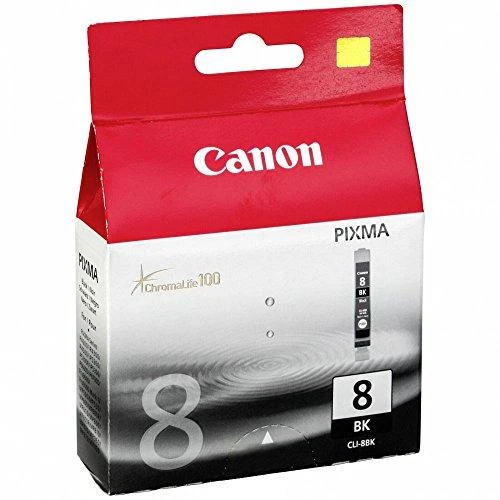 CANON 1LB CLI-8BK rašalo kasetė, juoda, standartinė talpa, 13 ml, 2,795 puslapiai, 1 pakuotė