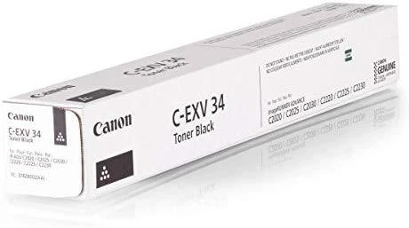 Dažomieji milteliai CANON C-EXV34Bk, Juoda