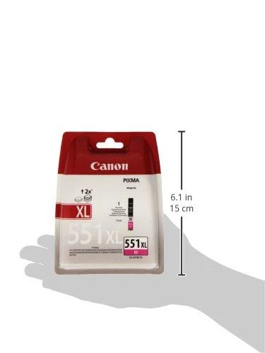 Canon CLI-551XL M (6445B001) Rašalinė kasetė, Purpurinė