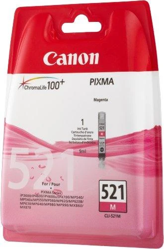 CANON CLI-521M rausvos spalvos rašalinė