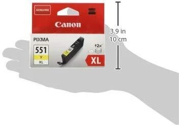 CANON 1LB CLI-551XLY rašalo kasetė geltona didelės talpos 700 puslapių 1 pakuotė XL