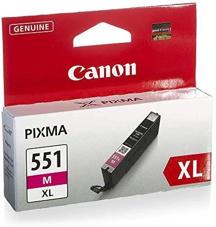 CANON 1LB CLI-551XLM rašalo kasetė purpurinė didelės talpos 680 puslapių 1 pakuotė XL