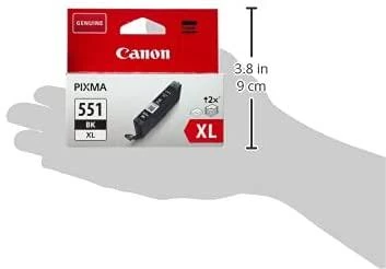 CANON 1LB CLI-551XLBK rašalo kasetė juodas didelės talpos 11ml 4,425 puslapiai 1 pak. XL