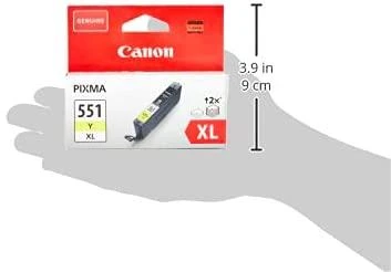 CANON 1LB CLI-551XLY rašalo kasetė geltona didelės talpos 700 puslapių 1 pakuotė XL
