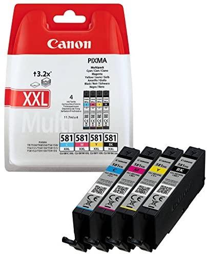 Canon CLI-581 C/M/Y/BK XXL rašalo kasetė, sudėtinė pakuotė