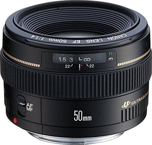 Objektyvas Canon EF 50mm 1:1,4 USM SLR Standartiniai objektyvai Juoda