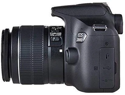 Canon | EOS | 2000D 18-55 IS II EU26 | SLR Camera Kit | Megapixel 24.1 MP | Image stabilizer | ISO sensitivity (max) 12800 | Ekranas diagonal 3.0 " | Wi-Fi | Video recording | APS-C | Juodas