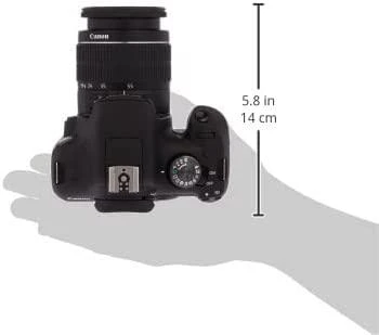 Canon EOS 2000D + EF-S 18-55mm f/3.5-5.6 IS II + EF 75-300mm f/4-5.6 III SLR fotoaparato komplektas 24,1 MP CMOS 6000 x 4000 pikseliai Juoda