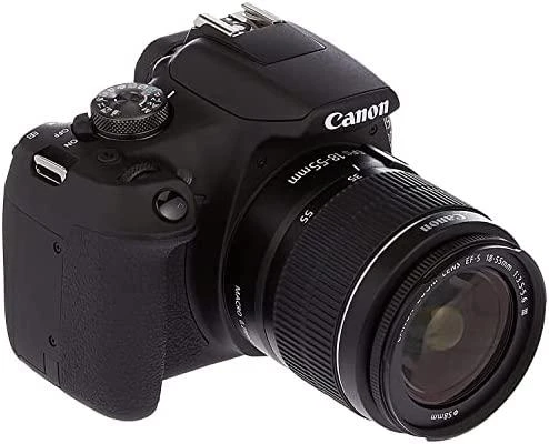Canon EOS 2000D + EF-S 18-55mm f/3.5-5.6 IS II + EF 75-300mm f/4-5.6 III SLR fotoaparato komplektas 24,1 MP CMOS 6000 x 4000 pikseliai Juoda