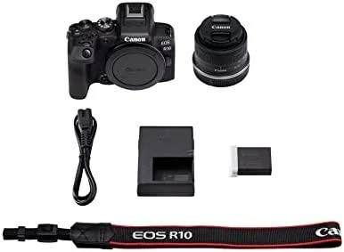 „Canon EOS R10“ + RF-S 18–45 mm F4,5–6,3 IS STM (F/4,5–6,3 IS STM)