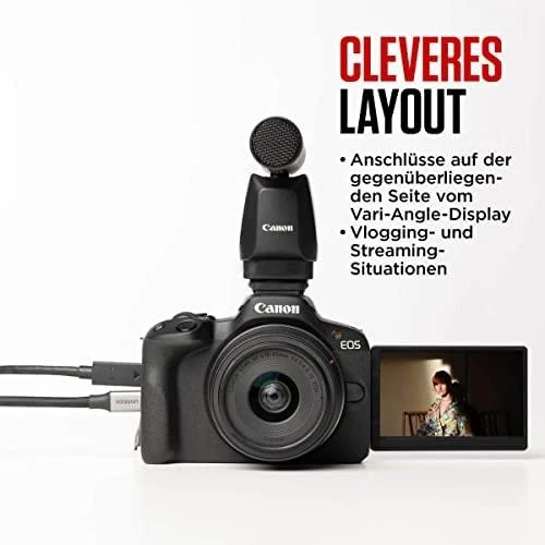 Canon EOS R50 + RF-S 18-45mm IS STM (Juodas)