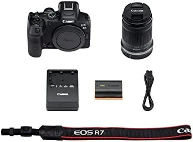 Canon EOS R7 + RF-S 18-150mm F3.5-6.3 IS STM(F/3.5-6.3 IS STM) + tvirtinimo adapteris EF-EOS R