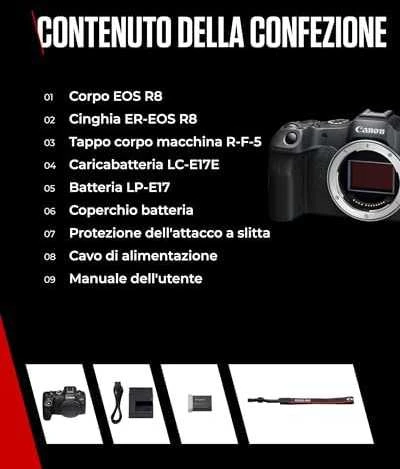 Canon EOS R8 Body (Juodas)