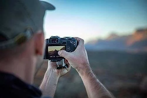 Canon hibridinis fotoaparatas EOS RP korpusas + MT adapteris Megapikselis 26,2 MP, ISO 50-102400, Ekrano įstrižainė 3,0 ", Wi-Fi, Nustatymas ant objektyvo; Pridedamas fokusavimas, CMOS, Juodas