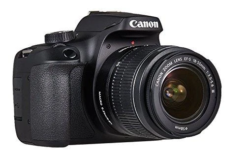 Canon EOS 4000D 18-55 III EU26 SLR Camera Kit, Megapixel 18 MP, Image stabilizer, ISO 12800, Ekranas diagonal 2.7 ", Wi-Fi, Video recording, APS-C, Juodas