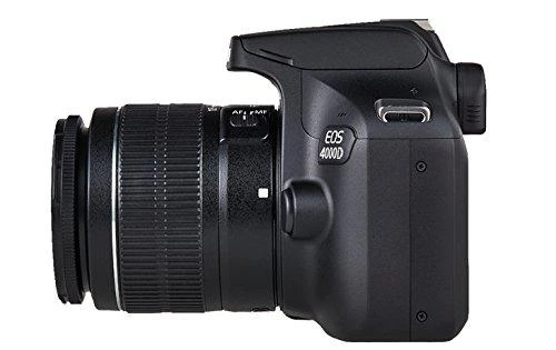 Canon EOS 4000D 18-55 III EU26 SLR Camera Kit, Megapixel 18 MP, Image stabilizer, ISO 12800, Ekranas diagonal 2.7 ", Wi-Fi, Video recording, APS-C, Juodas