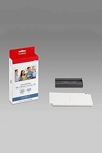 CANON KP-36IP fotopopierius 100x148mm 36 lapų + spalvotas rašalas, skirtas Selphy CP atviruko dydžio