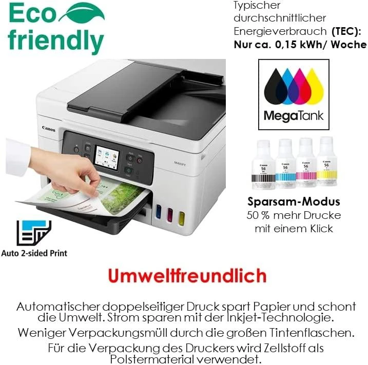 Spausdintuvas rašalinis Canon MAXIFY GX4050 MFP Spalv. refillable A4 350lap 33.6Kbps USB2.0 LAN WiFi