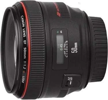 Objektyvas Canon EF 50mm f/1.2L USM SLR Juoda
