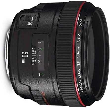 Objektyvas Canon EF 50mm f/1.2L USM SLR Juoda
