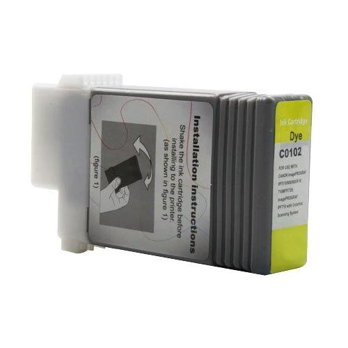 Rašalas Canon PFI102Y yellow dye | 130ml | LP17/LP24/iPF500/iPF6X0/iPF7X0