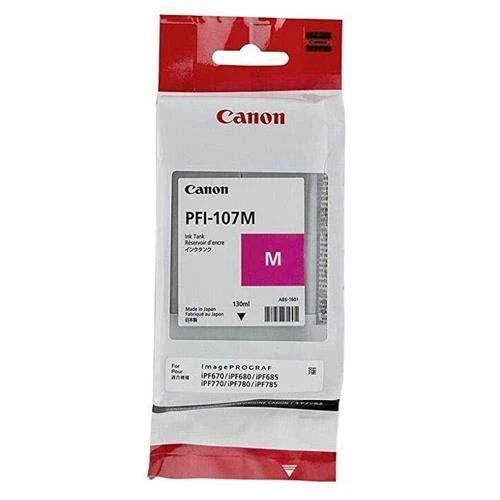 Rašalas Canon PFI107M rausvai raudonas | 130ml | iPF68X, 78X