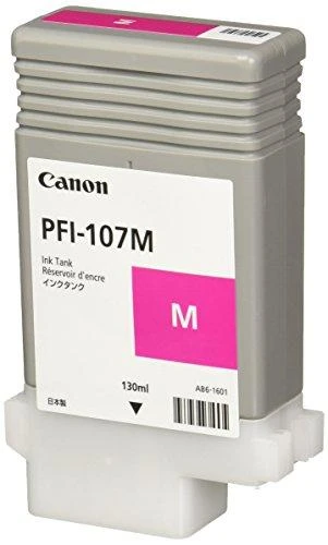 Rašalas Canon PFI107M rausvai raudonas | 130ml | iPF68X, 78X
