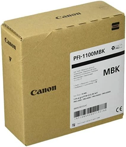 Canon rašalo krepšelis. PFI-1100 f³r;vaizdas PROGRAF Pro-2000,;Pro-4000, Pro-4000S, Pro-6000S;matinė juoda (0849C001)