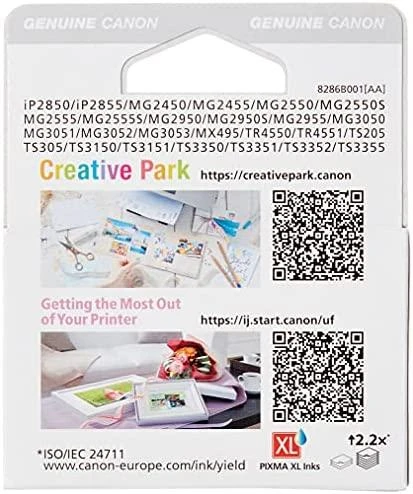 Canon PG-545XL ink cartridge, juodas