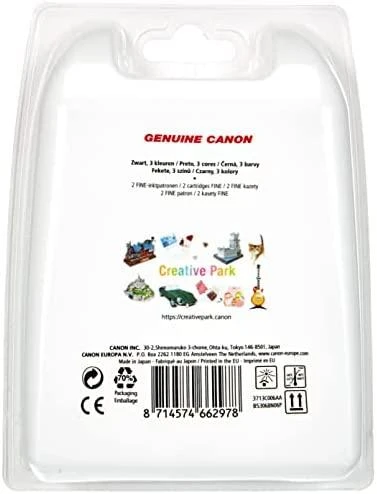 Canon 3713C006 rašalo kasetė Originalus Juoda, Žydras, Rausvai raudona, Geltona 2 vnt