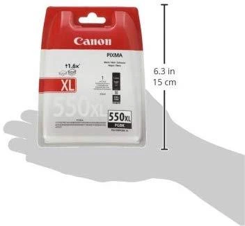 CANON 1LB PGI-550XL PGBK rašalo kasetė juodas standartinės talpos 500 puslapių 1 pak. XL