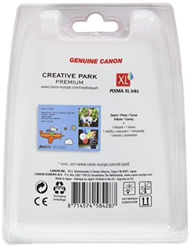 CANON 1LB PGI-550XL PGBK rašalo kasetė juodas standartinės talpos 500 puslapių 1 pak. XL