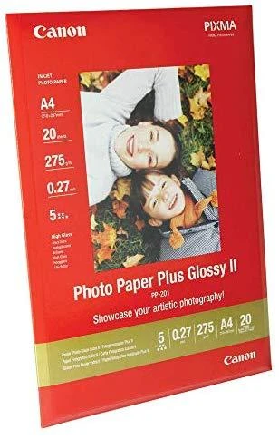 CANON PP-201 Fotopopierius A4 20Lakštai blizgūs